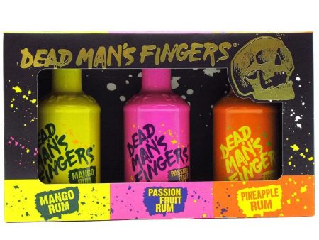 Dead Man s Fingers Rum Taster Pack (Mango, Passionfruit, Pineapple), 3 x 5 cl For Discount