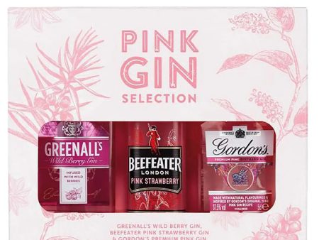 Pink Gin Selection Gift, 5 cl For Cheap