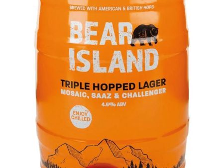 Bear Island Bear Island Triple Hopped Lager Beer Mini Keg, 5 L Cheap