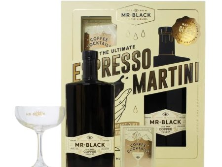 Mr Black Liqueur Espresso Martini Gift Box, 50 cl Fashion