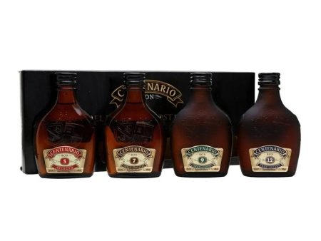 Ron Centenario Rum Collection (5, 7, 9, 12 Year Old), 4 x 20 cl Cheap