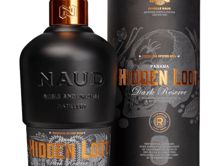 NAUD Hidden Loot Dark Reserve Premium Spiced Rum, 70 cl For Discount