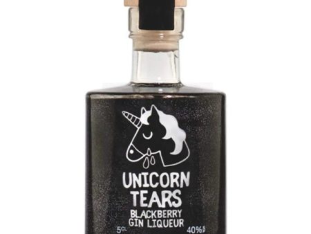 Unicorn Tears Blackberry Gin Liqueur Miniature, 5 cl Hot on Sale