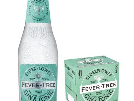 Fever-Tree Elderflower Gin & Tonic Multipack, 12 x 275 ml Sale