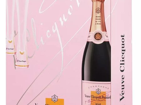 Veuve Clicquot Rosé Flute Pack Champagne, 75 cl Discount