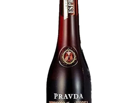 Pravda Ultra Premium Polish Espresso Vodka Miniature, 5 cl on Sale