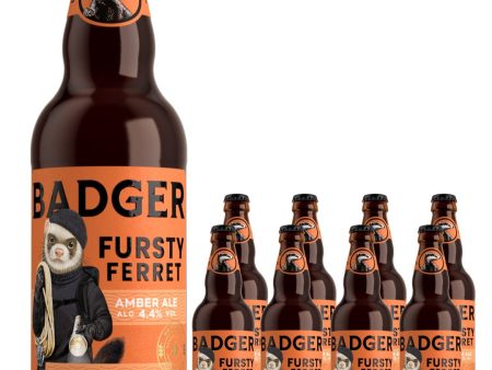 Badger Fursty Ferret Amber Ale Multipack, 8 x 500 ml Fashion