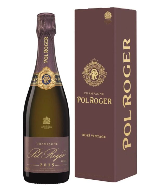 Pol Roger Rosé Vintage 2015 in Gift Box, 75 cl Fashion