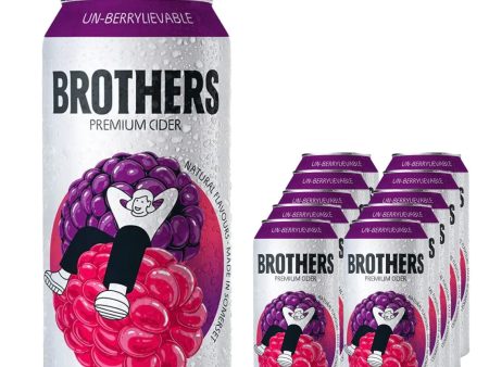 Brothers Un-Berrylievable Cider Can Multipack, 10 x 500 ml Online Hot Sale