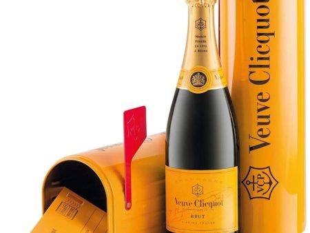 Veuve Clicquot Yellow Label Mailbox, 75 cl For Discount