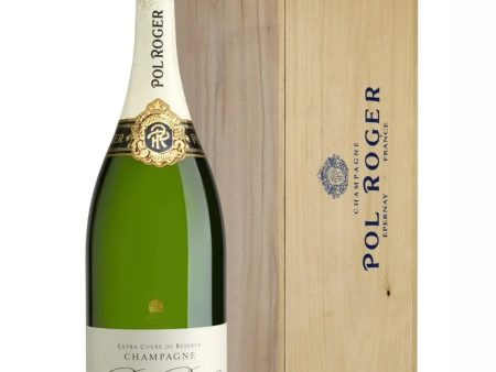 Pol Roger Brut Reserve Jeroboam in Wooden Box, 3 L Online Sale