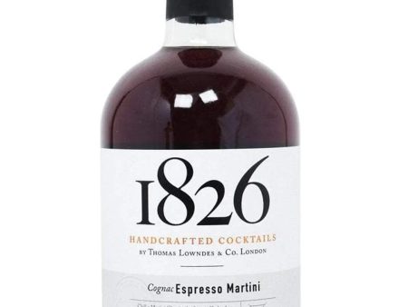 1826 Courvoisier Espresso Martini Handcrafted Premixed Cocktail, 50 cl Online Hot Sale