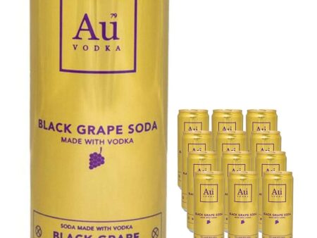 Au Vodka Black Grape Premixed Cans Multipack, 12 x 330 ml Discount