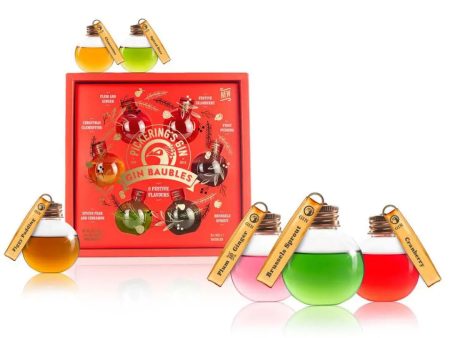 Pickering s Festively Flavoured Gin Baubles, 6 x 5 cl For Sale