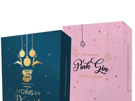 His & Hers Gin Advent Calendars, Set of 2 (12 x 5 cl) Supply