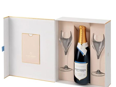 Nyetimber Classic Cuvee and Flutes Gift Box, 75 cl For Discount