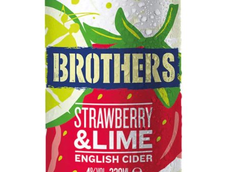 Brothers Strawberry & Lime Cider Multipack, 10 x 330 ml Online