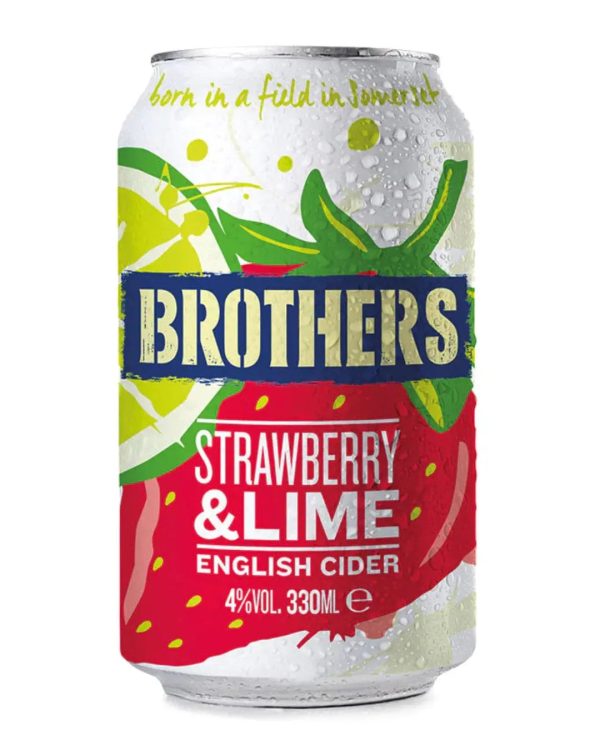 Brothers Strawberry & Lime Cider Multipack, 10 x 330 ml Online