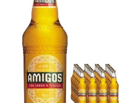 Amigos Tequila Beer Bottle Multipack, 24 x 330 ml Online now