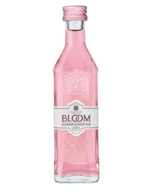 Bloom Jasmine & Rose Pink Gin Miniature, 5 cl For Cheap