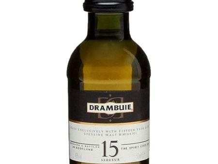 Drambuie 15 Year Old Scotch Whisky Liqueur, 5 cl Miniature Hot on Sale