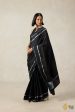 Concerto  Black Pure Silk Twill Banarasi Handloom Saree Sale