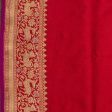 Nayantara  Red Pure Katan Silk Banarasi Handloom Saree Online Sale