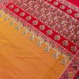 Yellow-Pink Pure Satin Silk Banarasi Valkalam Handloom Saree Hot on Sale