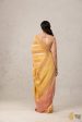 Apricot-Peach Pure Khaddi Georgette Banarasi Handloom Saree Online