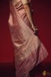 Asha  Dusty Pink Pure Katan Silk Banarasi Handloom Saree Cheap